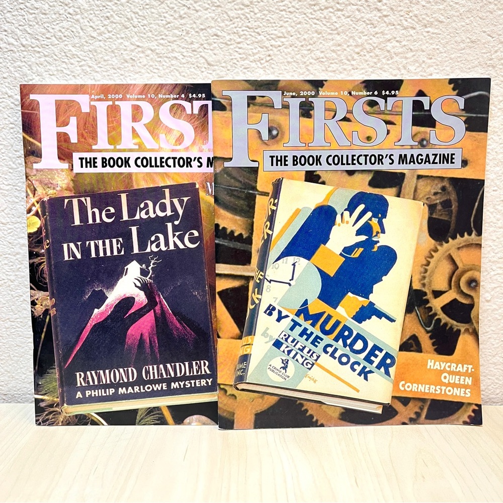 Book Collector’s Magazines: Firsts. 2 issues. Volume 10: #4 & #6.